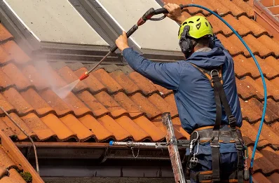 Démoussage et hydrofuge de toiture à Domalain
